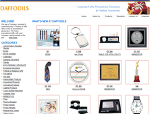 Tablet Screenshot of daffodilsgifts.com